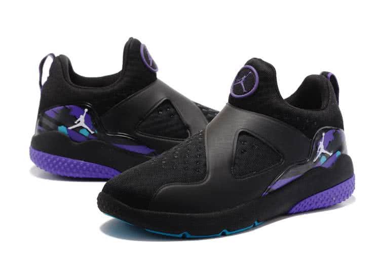 Air Jordan 8 Black And Blue Men 4