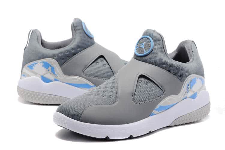 Air Jordan 8 Grey And White Men 4