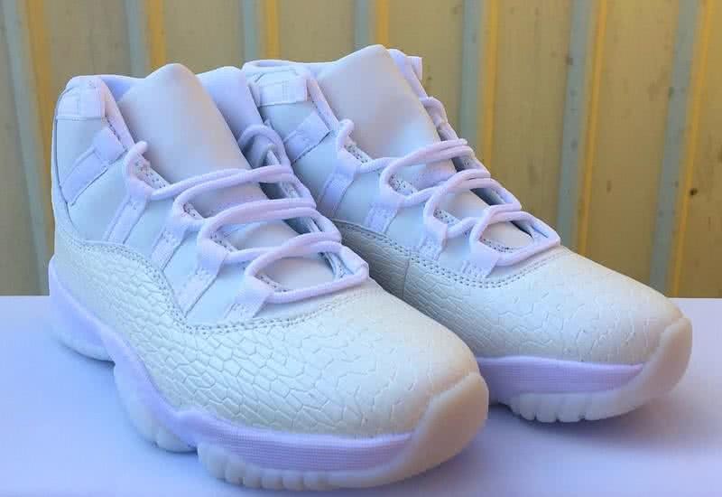 Air Jordan 11 High Top White And Snakeskin Men And Women 4