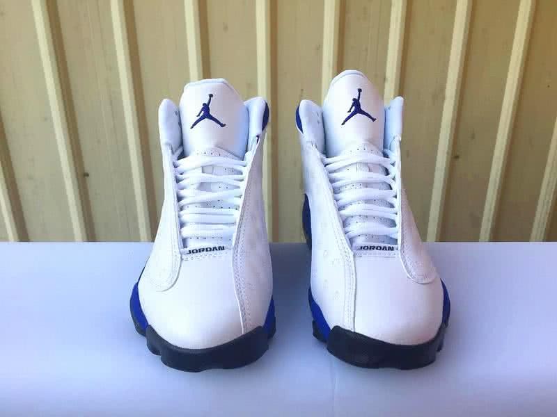 Air Jordan 13 White And Blue Men And Women 4