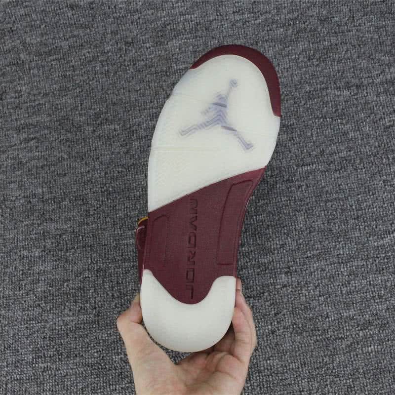 Air Jordan 5 Wine Red Men 7