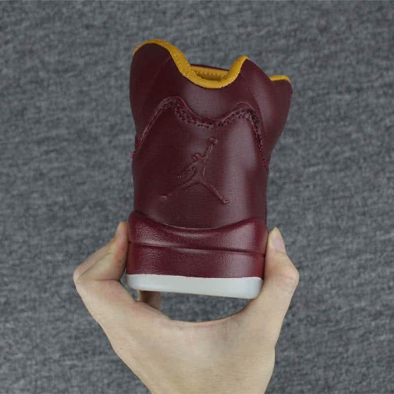Air Jordan 5 Wine Red Men 8