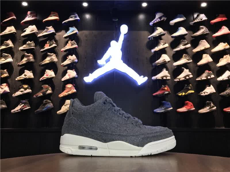 Air Jordan 3 Wool Grey Men 2