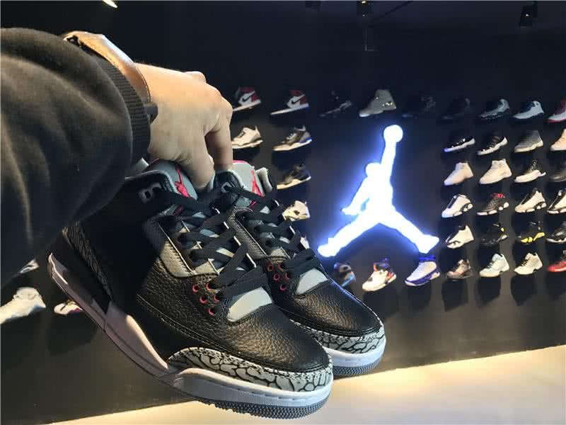 Air Jordan 3 Retro Black Cement Black Men 6