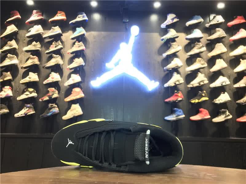 Air Jordan 14 Black And Green Men 3