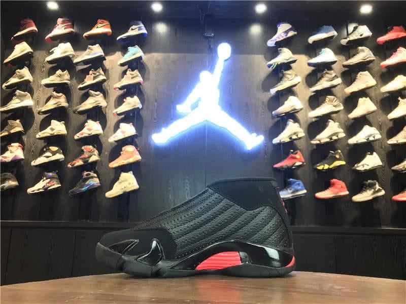 Air Jordan 14 Black And White Men 3