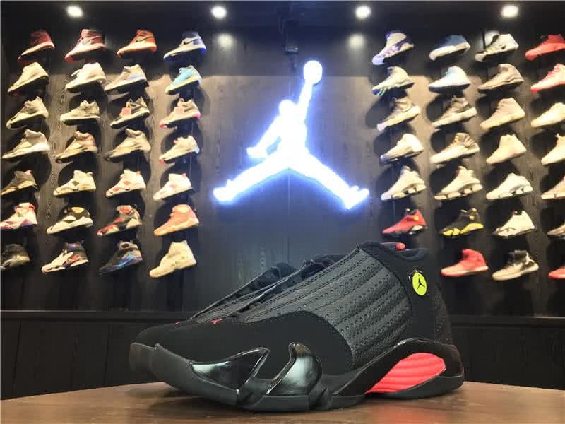 Air Jordan 14 Black And White Men 4