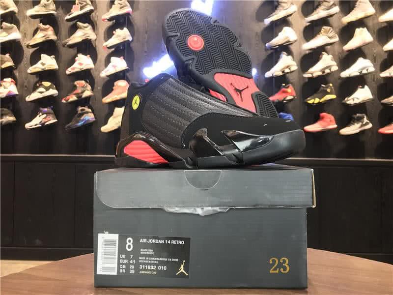 Air Jordan 14 Black And White Men 7