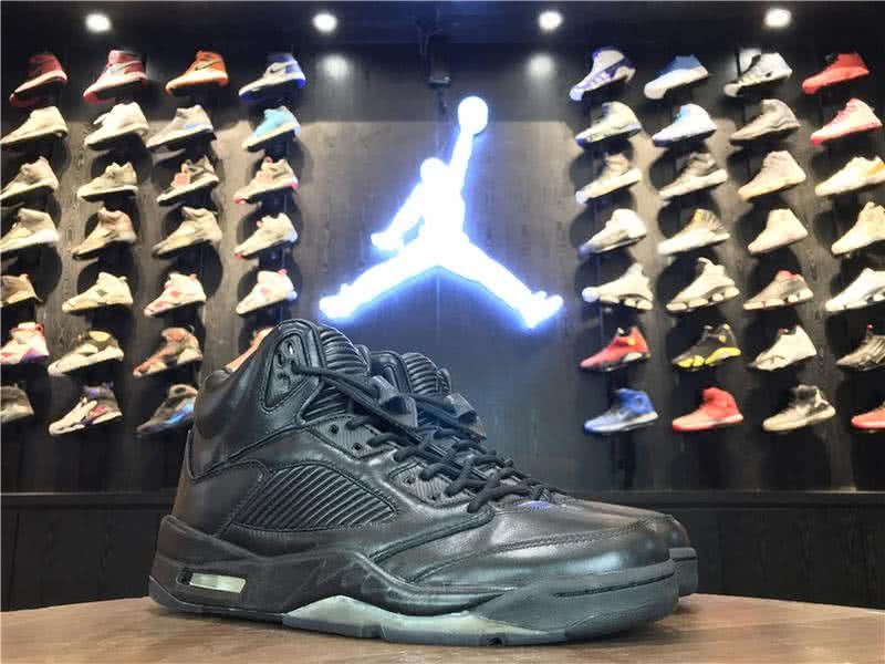 Air Jordan 5 Premium Pinnacle Black Men 4