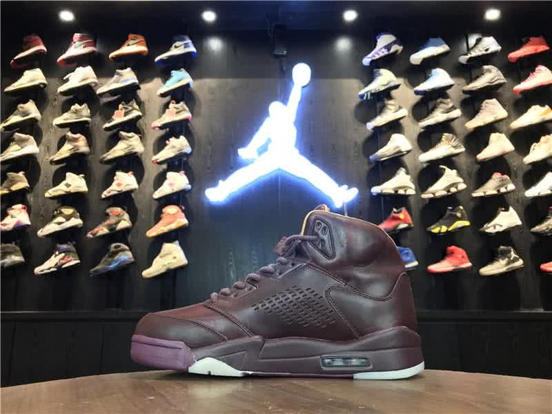 Air Jordan 5 Premium Bordeaux Wine Red Men 2
