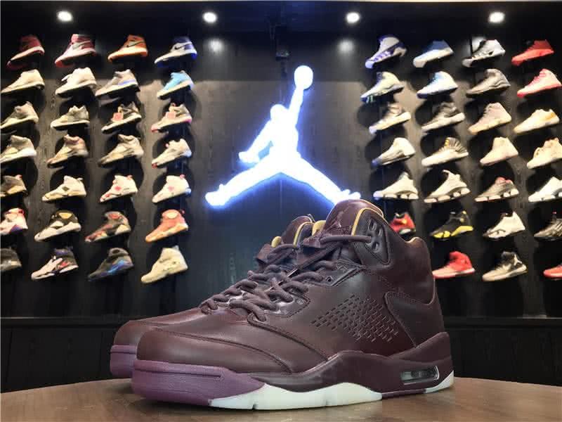 Air Jordan 5 Premium Bordeaux Wine Red Men 7