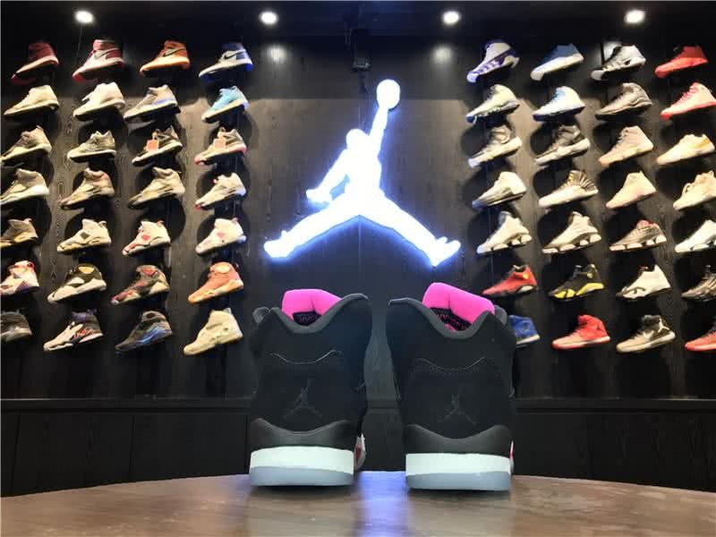 Air Jordan 5 GS Deadly Pink And Black Women 6
