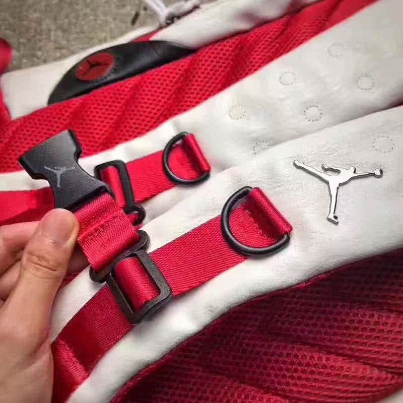 Air Jordan 13 Backpack White And Red 6