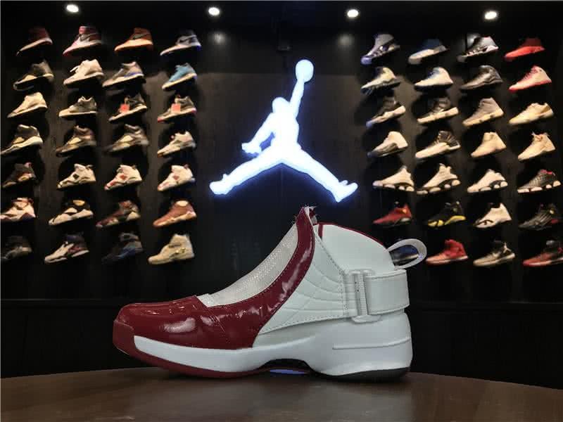 Air Jordan 19 White And Red Men 3