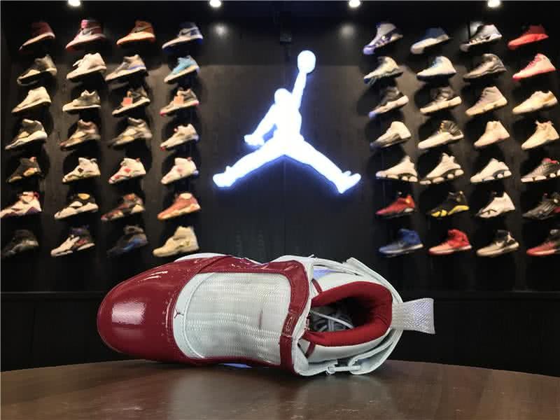 Air Jordan 19 White And Red Men 4