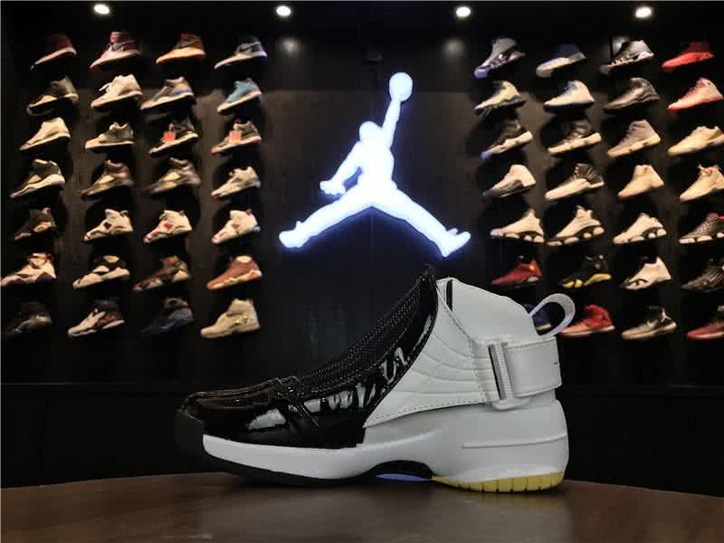 Air Jordan 19 Black And White Men 1