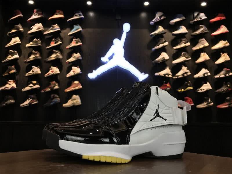 Air Jordan 19 Black And White Men 5