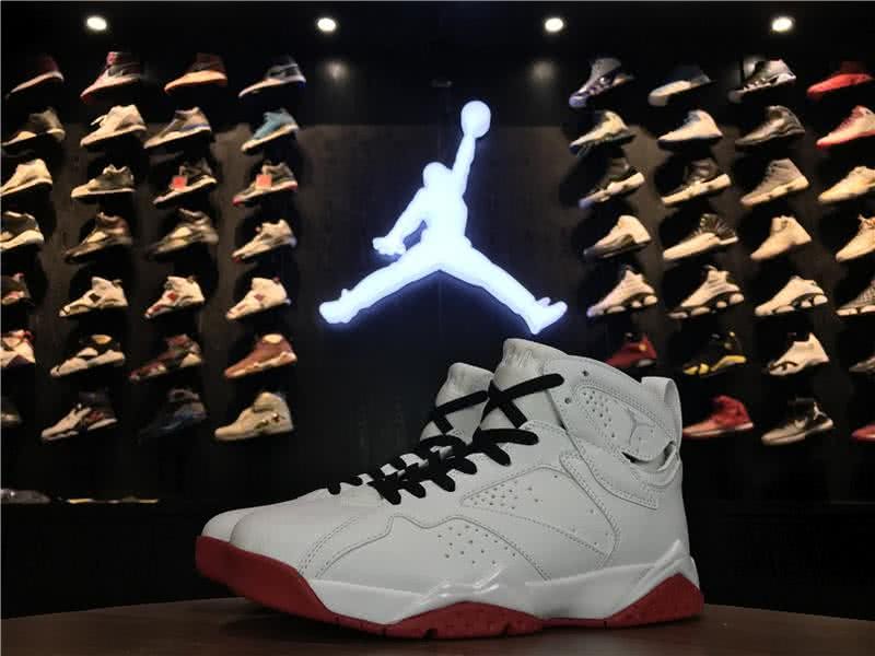 Air Jordan 7 History of Flight White And Red Women/Men 4
