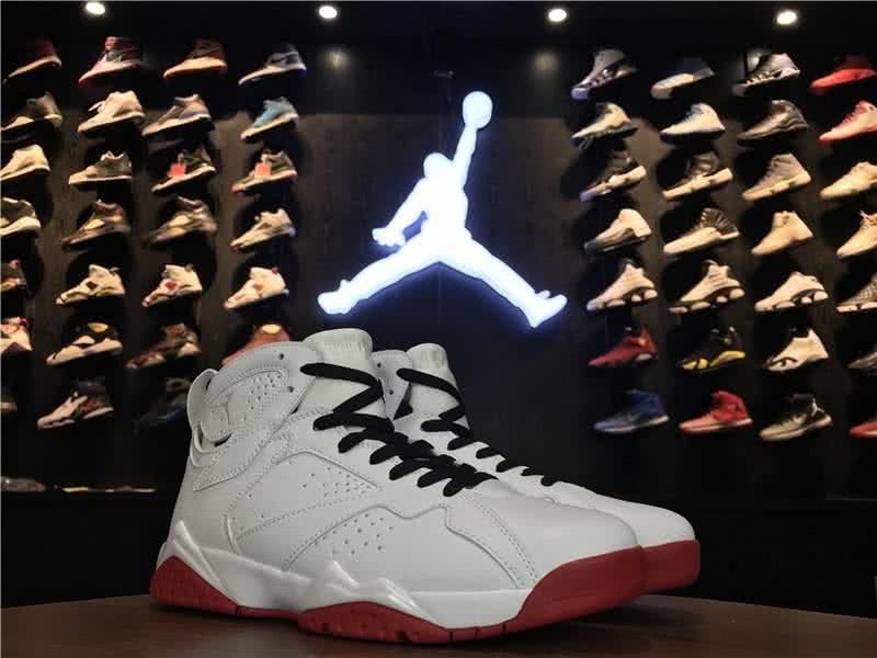 Air Jordan 7 History of Flight White And Red Women/Men 6