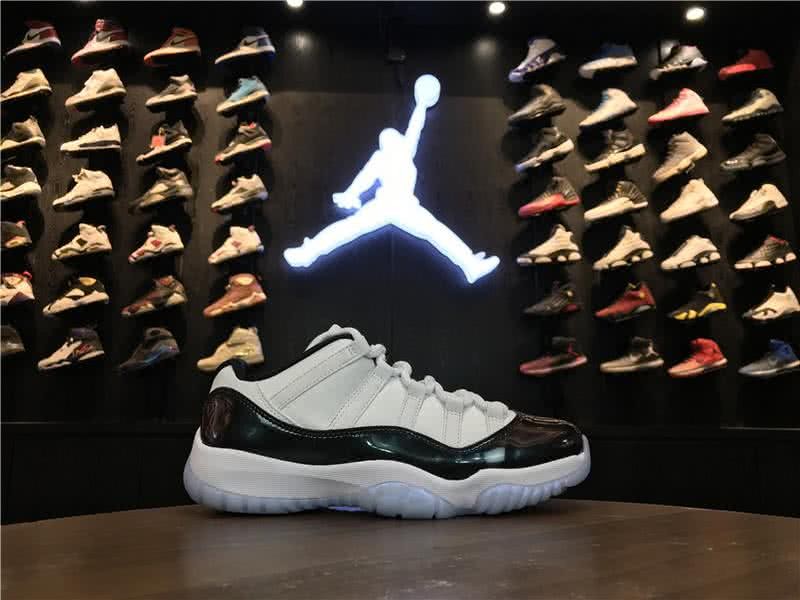 Air Jordan 11 Low Easter White And Atrovirens Men And Women 3