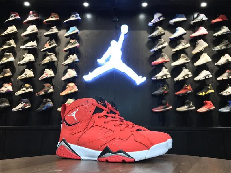 Air Jordan 7 Fadeaway Red Women 8