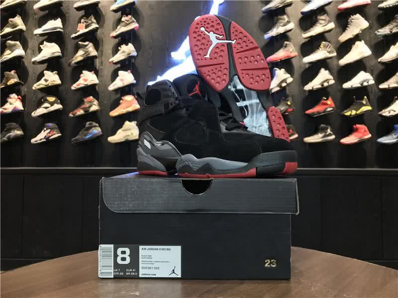 Air Jordan 8 Cement Black And Grey Men 1