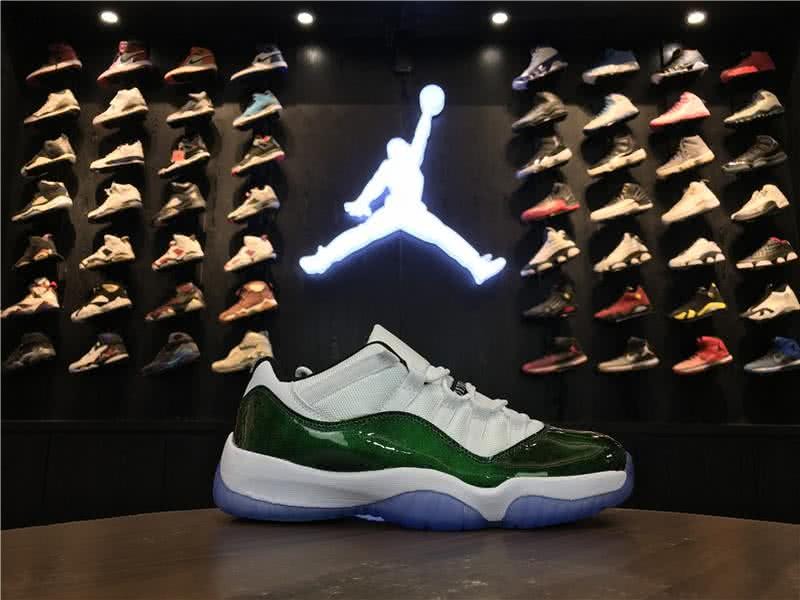 Air Jordan 11 Low Easter White And Green Men 3