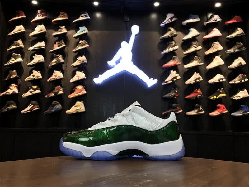 Air Jordan 11 Low Easter White And Green Men 2