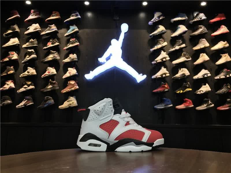 Air Jordan 6 Shos Red Chirldren 2