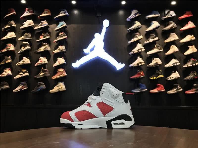 Air Jordan 6 Shos Red Chirldren 1
