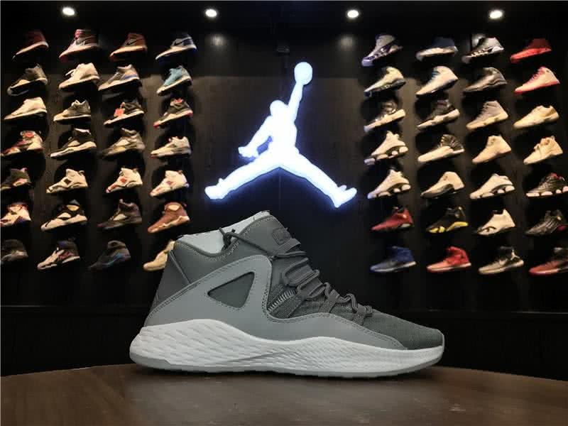 Air Jordan Formula 23 Grey And White Men 2