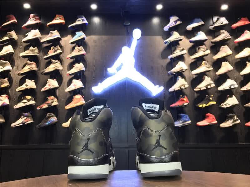 Air Jordan 5 Premium Heiress Metallic Field Grey And White Men 7