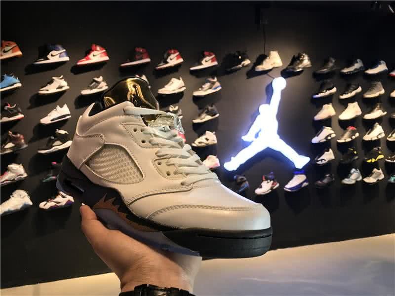 Air Jordan 5 Olympic White Men 3