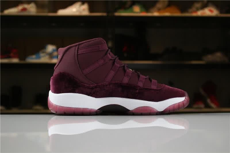Air Jordan 11 Heiress Wine Women 4