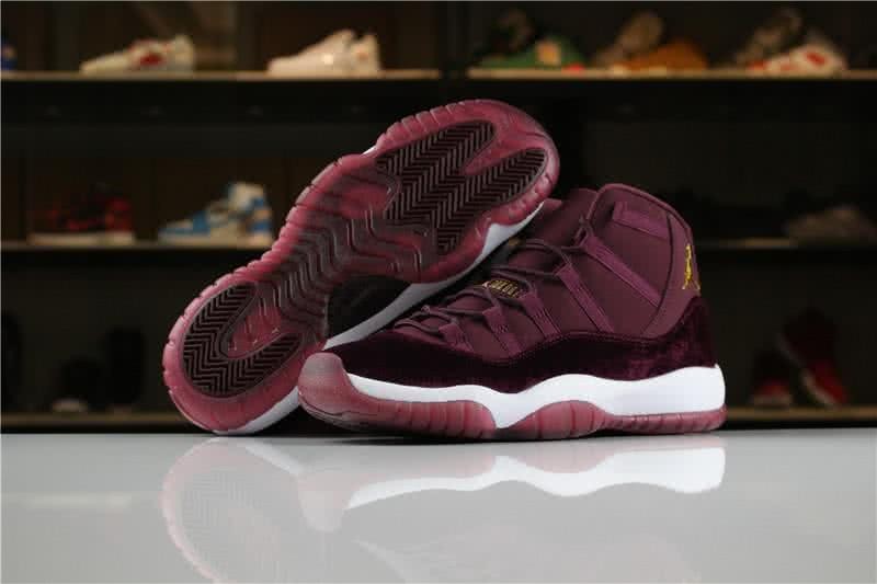 Air Jordan 11 Heiress Wine Women 1