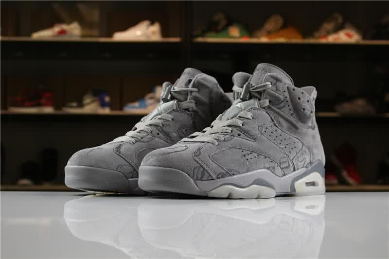 Air Jordan 6 DIY Personal Tailor Grey Men 2