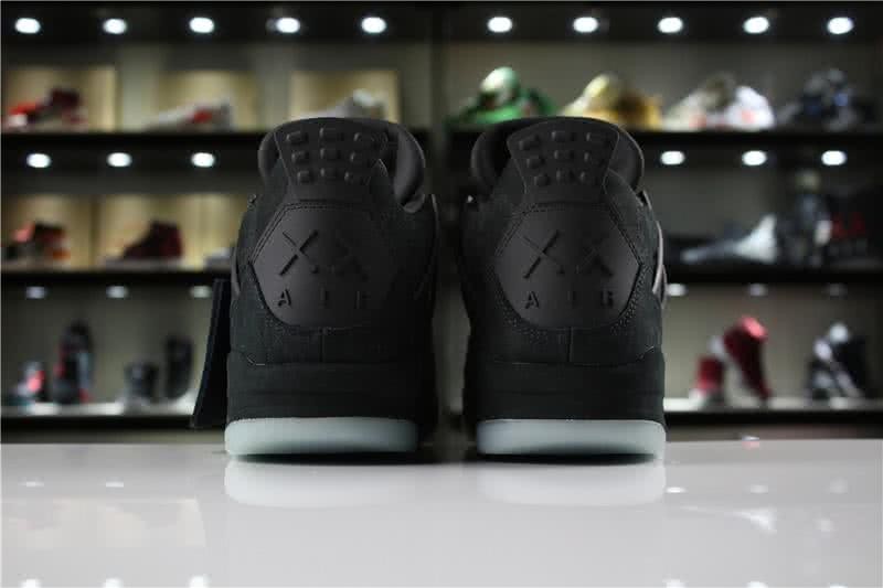 KAWS x Air Jordan 4 Black Men 8