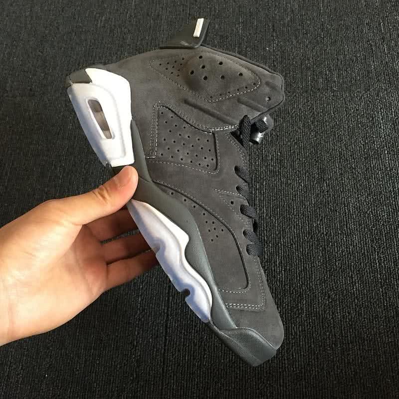 Air Jordan 6 Grey And White Men 2