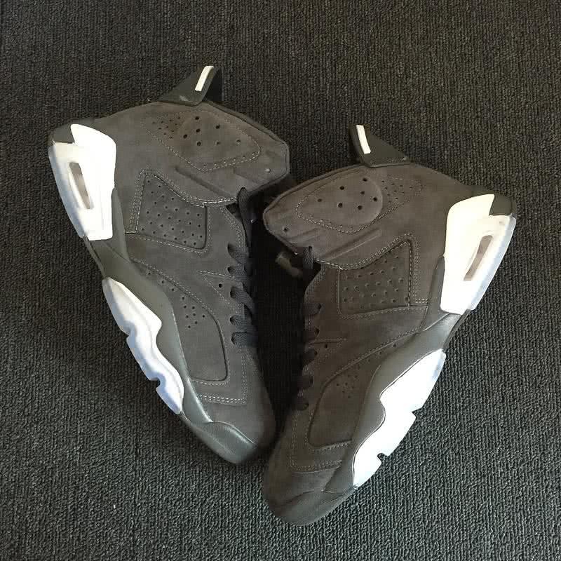 Air Jordan 6 Grey And White Men 4