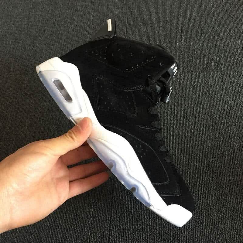 Air Jordan 6 Black And White Men 5
