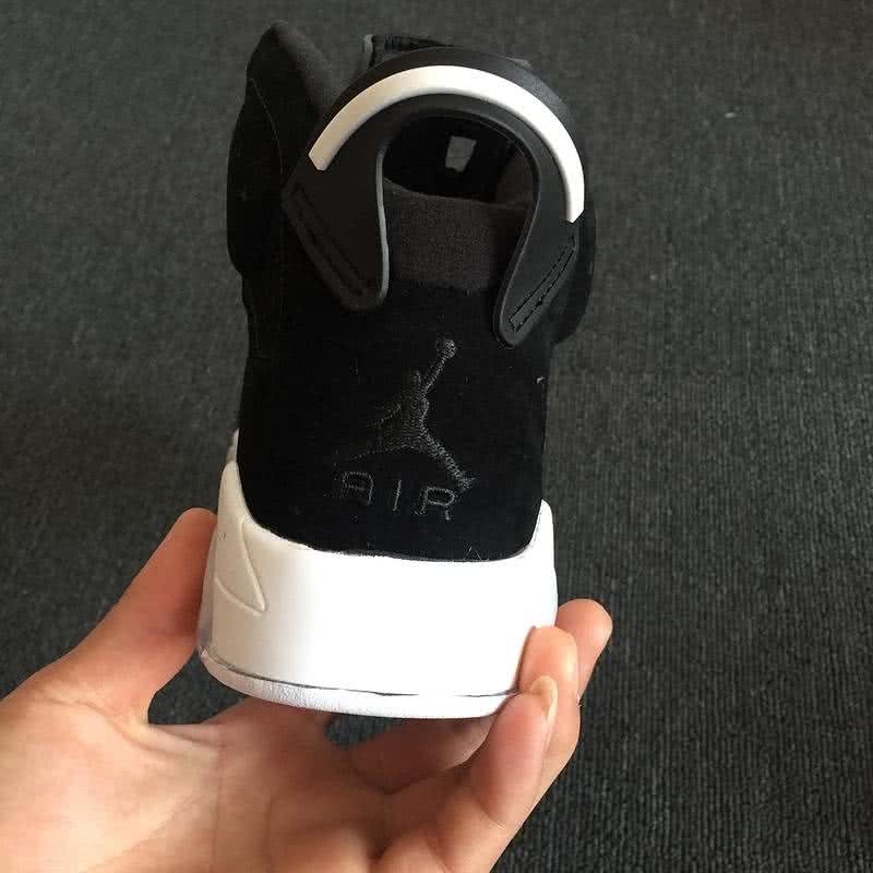 Air Jordan 6 Black And White Men 6