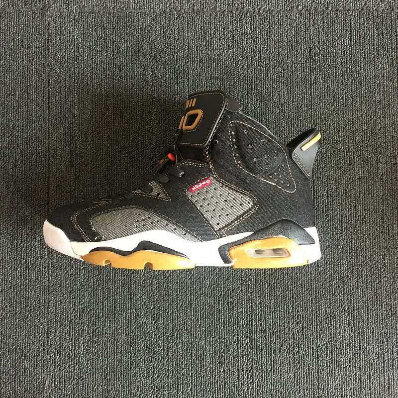 Levi’s x Air Jordan 6 Black And Brown 1