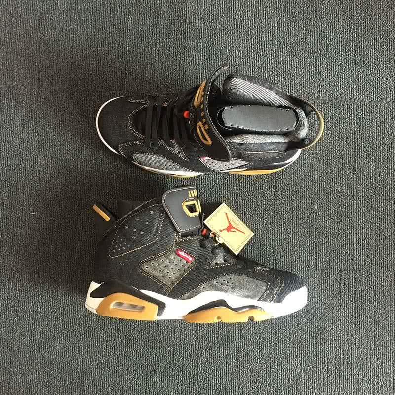 Levi’s x Air Jordan 6 Black And Brown 2
