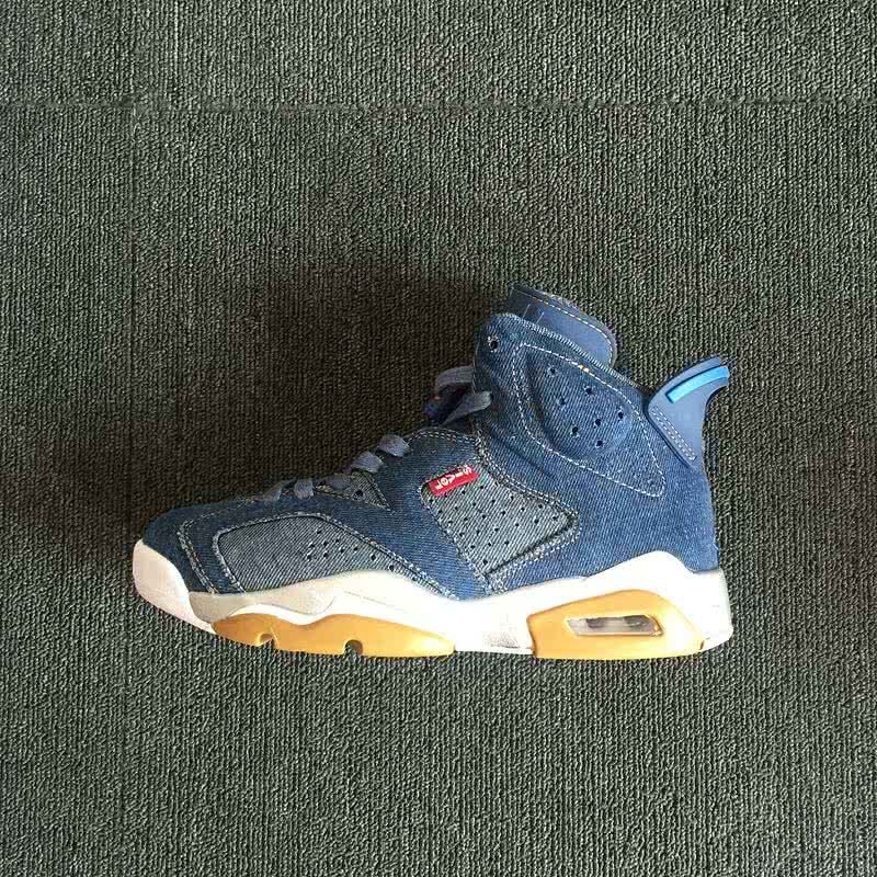 Levi’s x Air Jordan 6 Blue Men 1