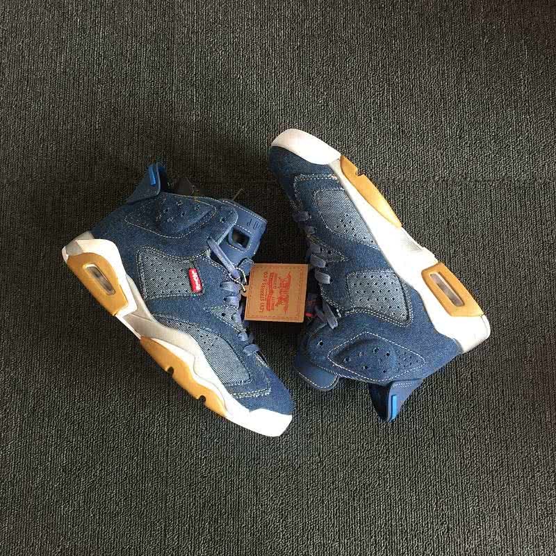 Levi’s x Air Jordan 6 Blue Men 2