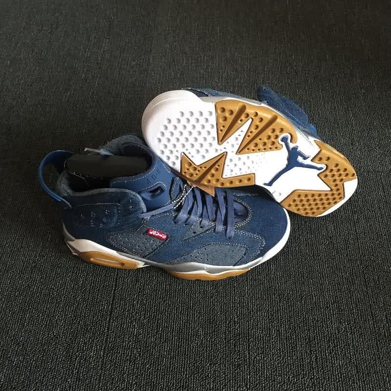 Levi’s x Air Jordan 6 Blue Men 4