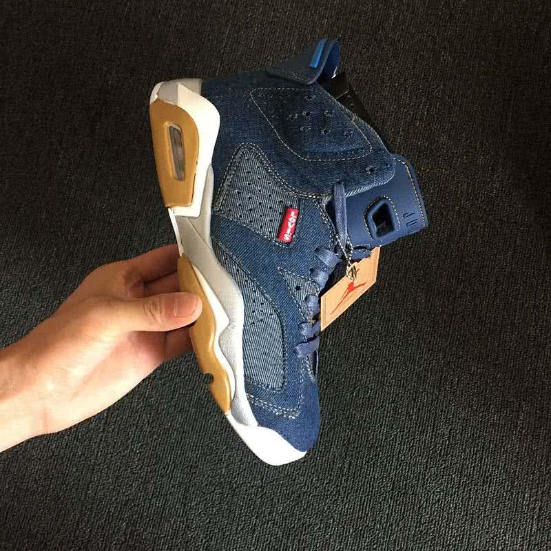 Levi’s x Air Jordan 6 Blue Men 8