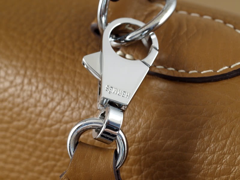 Hermes Kelly 32cm Togo Leather Clemence Camel 8
