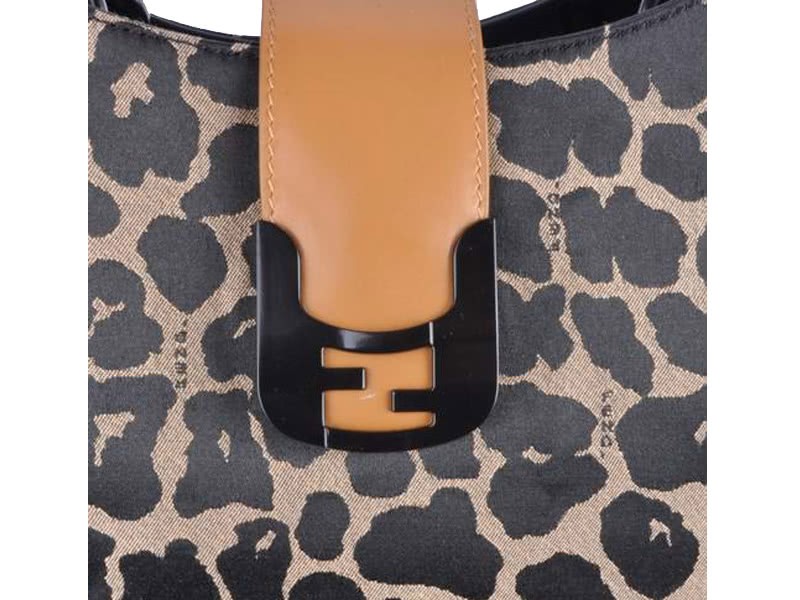 Fendi Chameleon Leopard Tote 6