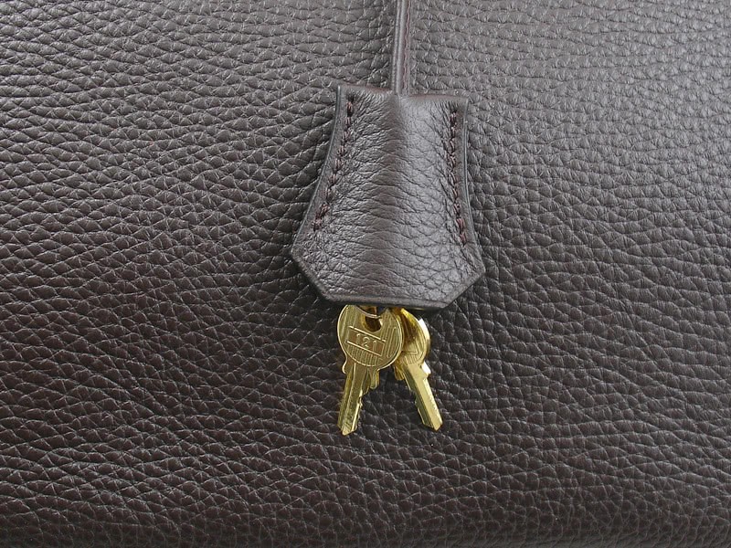 Hermes Birkin 30 Togo Leather Chocolate 8